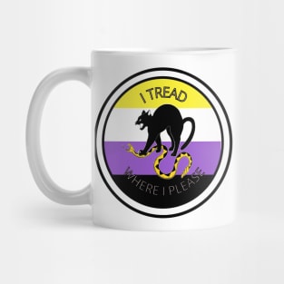 I Tread Where I Please - Nonbinary Mug